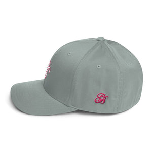 Women's white lettering with pink Cap