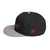 Black and Red lettering Snapbacks