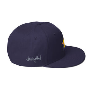 HawleyHood Signature Navy Snapback Hat